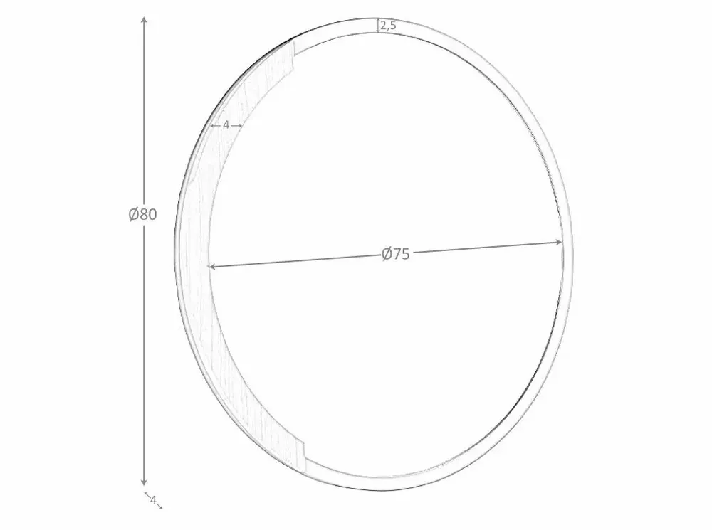 Mirrors - Round Green MDF wood wall mirror - ANGEL CERDÁ
