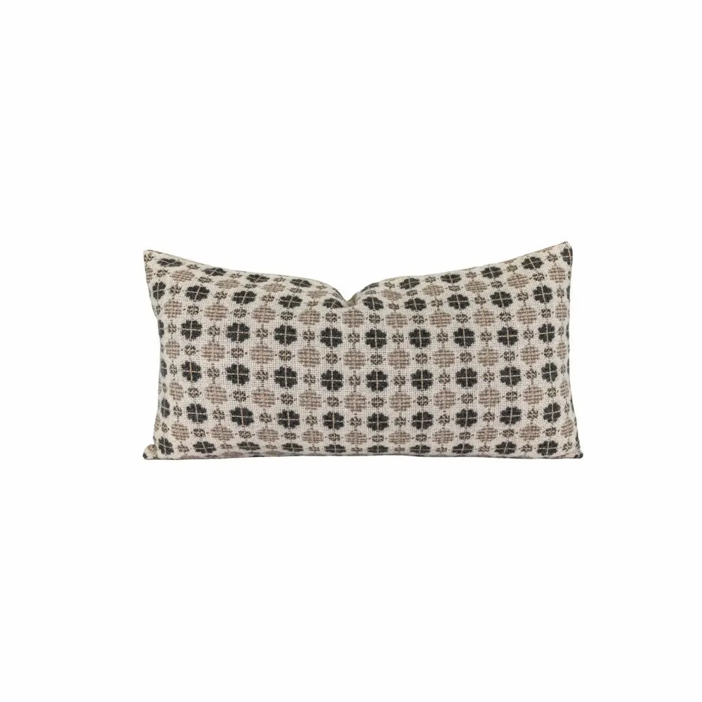 Bed linens - FEVER - double-sided cushion cover in wool and cotton, 30x60cm - ÂM PHILO- BED AND PHILOSOPHY