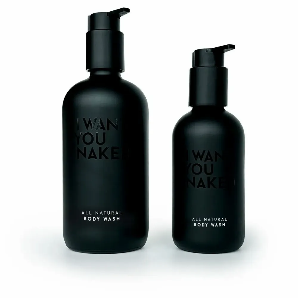Soaps - Body Wash "FOR HEROES" in black and white bottles - I WANT YOU NAKED