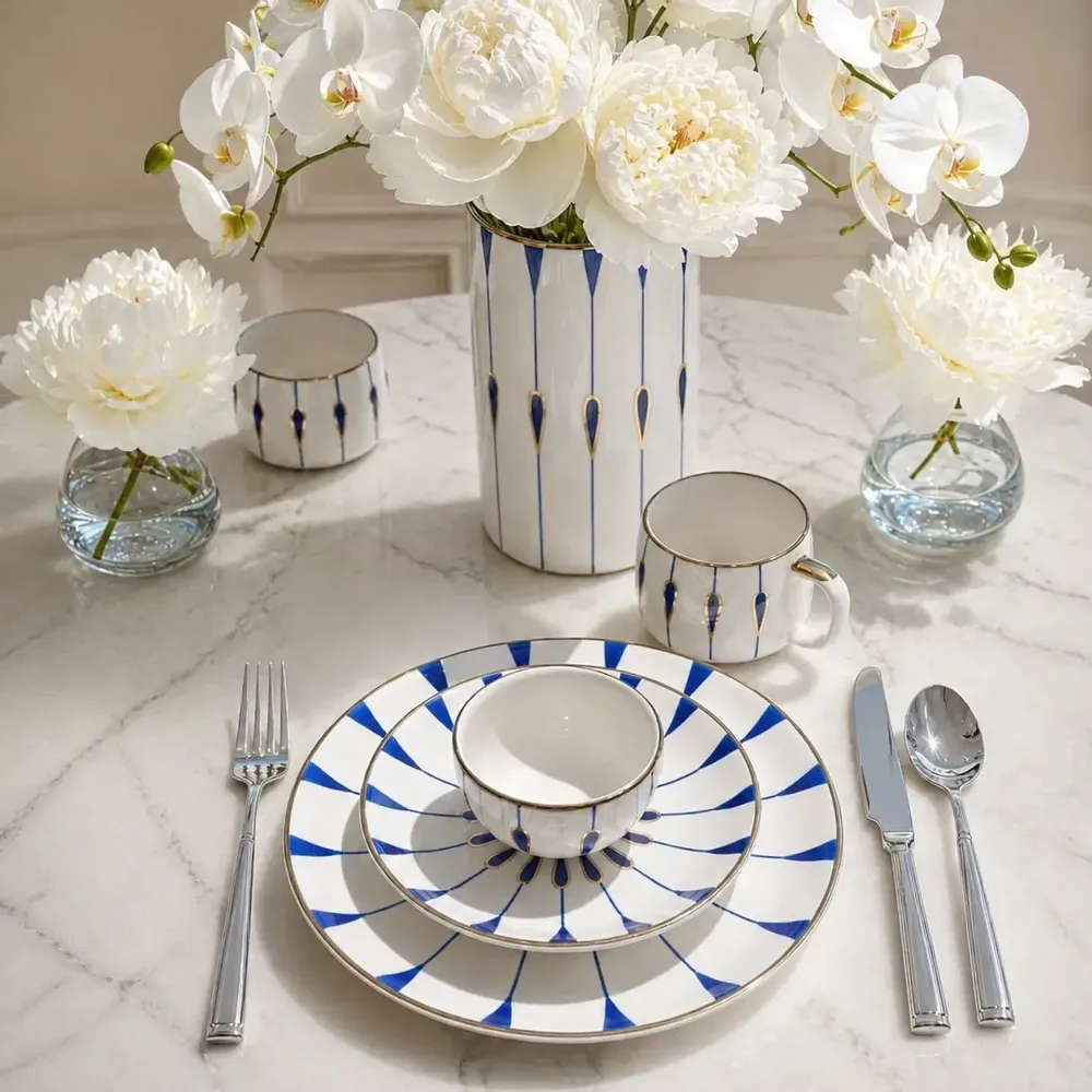 Formal plates - Handmade Ceramic Dinner Plate - DASTHAA