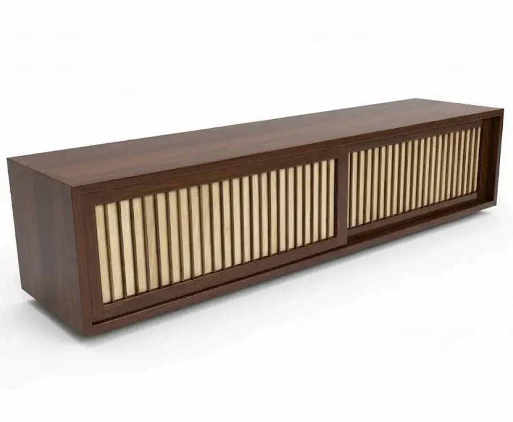 Sideboards - "Graham" Low Sideboard - LES ATELIERS VAU FONTAINE