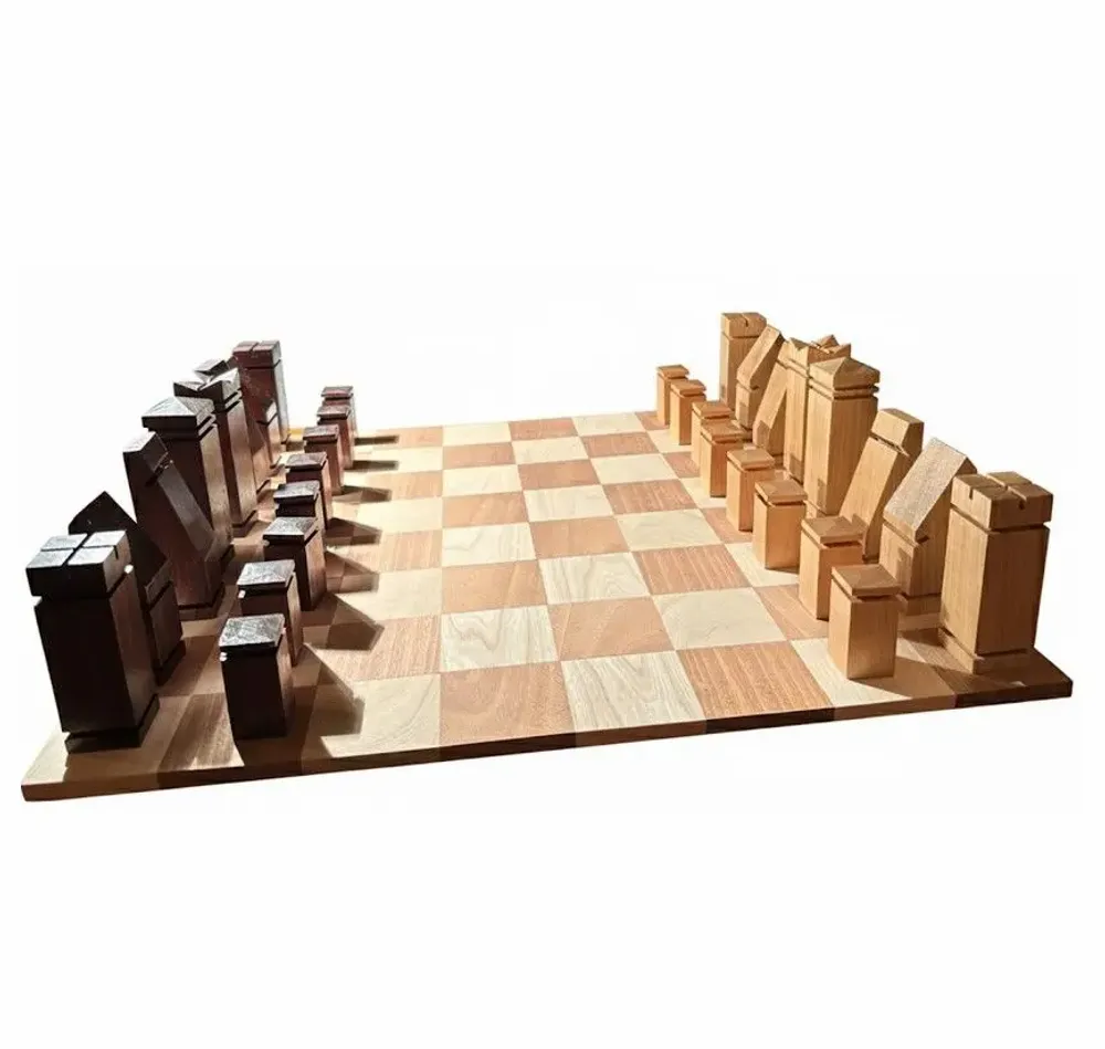 Unique pieces - X-Large-Format Chess Set - LES ATELIERS VAU FONTAINE