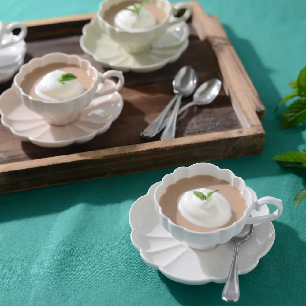 Tasses et mugs - Tasse Le bouquet avec soucoupe - MARUMITSU POTERIE