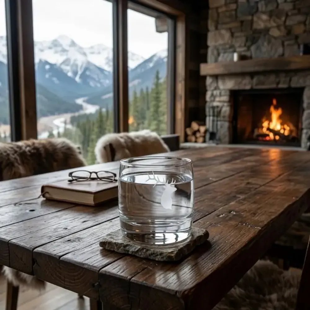 Verres - Collection verre montagne cerf - VAGABONDE INTERNATIONAL