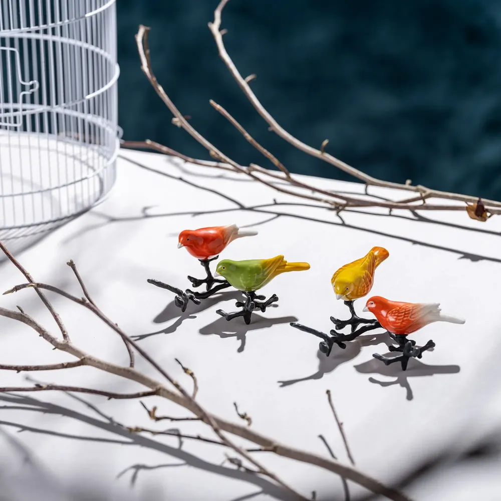 Design objects - The Canaries of Atlantis - Decorative, Ceramic - LABORATÓRIO D'ESTÓRIAS