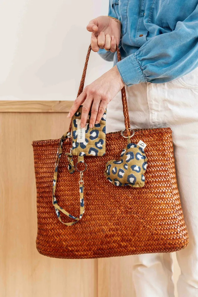 Bags and totes - Tote bag - CHECKS N°3 - BYZANTINE