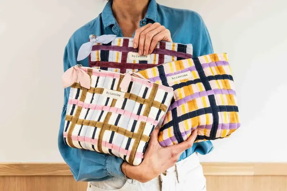 Bags and totes - Petite trousse de toilette - N°113 Bleu - BYZANTINE