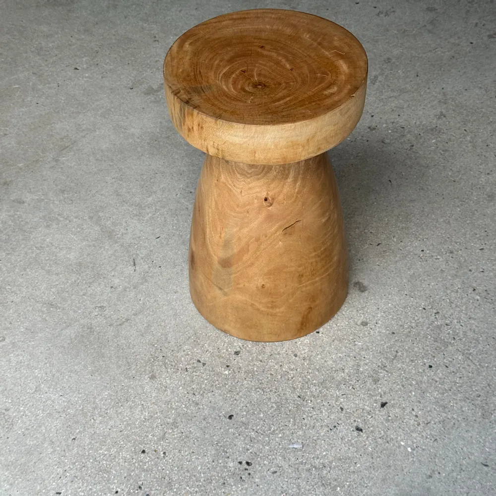 Coffee tables - Stool, side table, end table in solid mango wood totem nat - OFFICE OBJETS