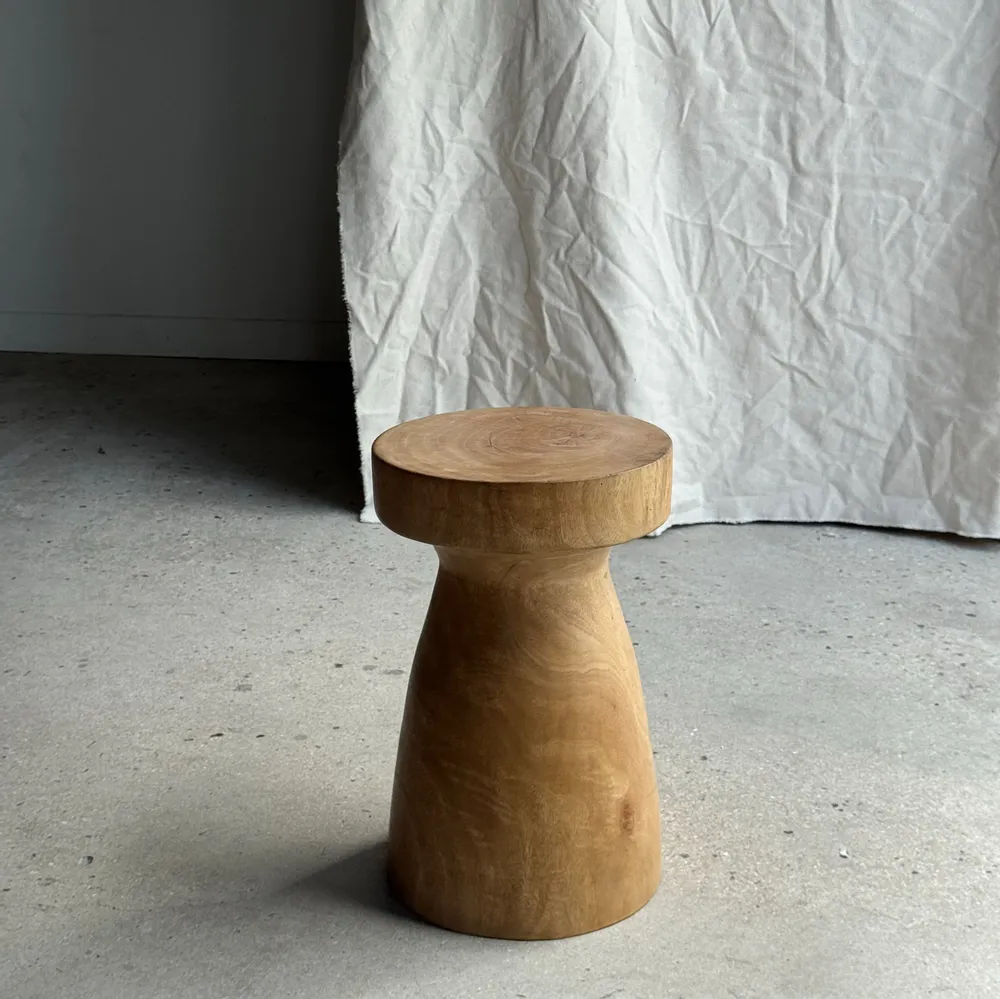 Coffee tables - Stool, side table, end table in solid mango wood totem nat - OFFICE OBJETS