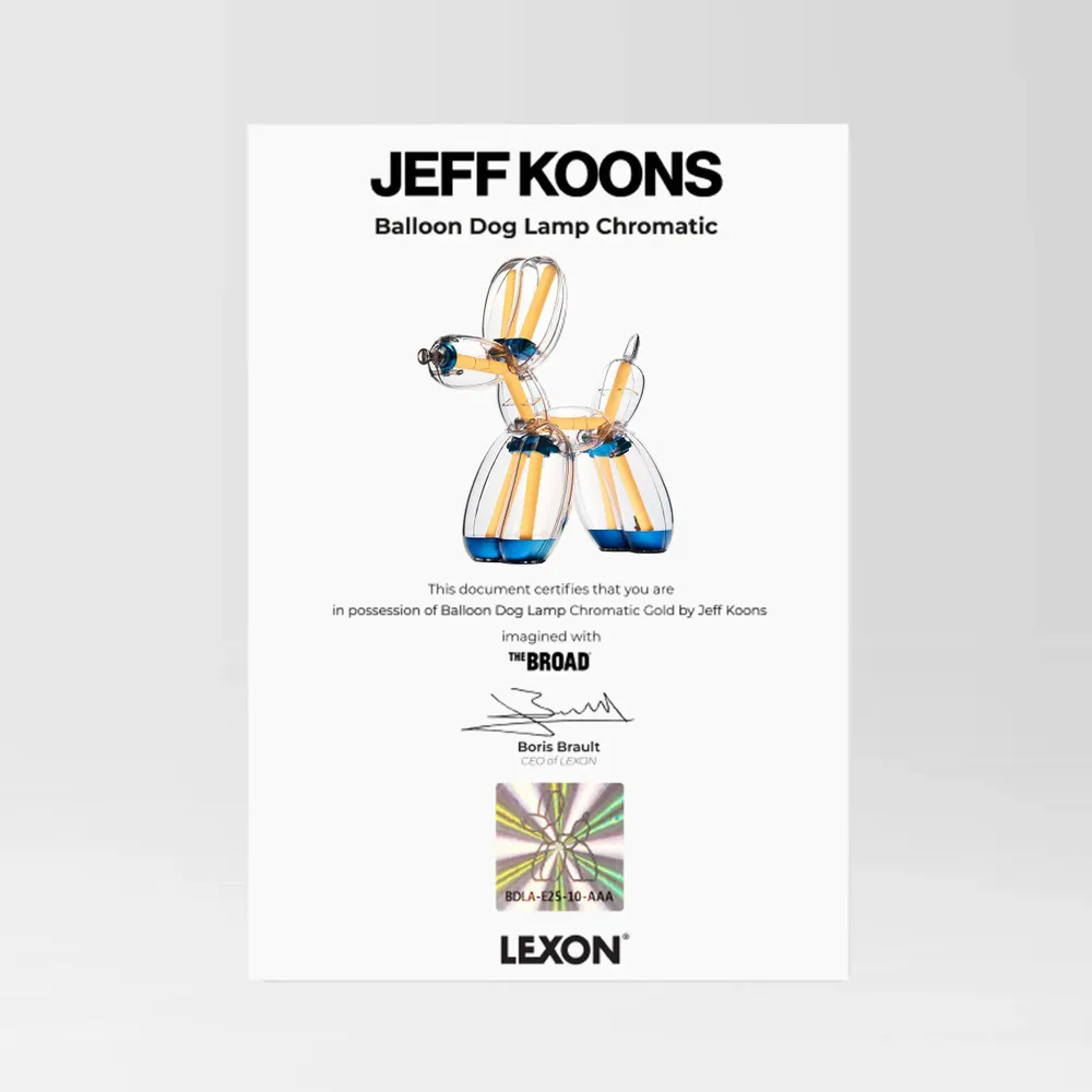 Lampes sans fil  - Balloon Dog Lamp Chromatic - LEXON
