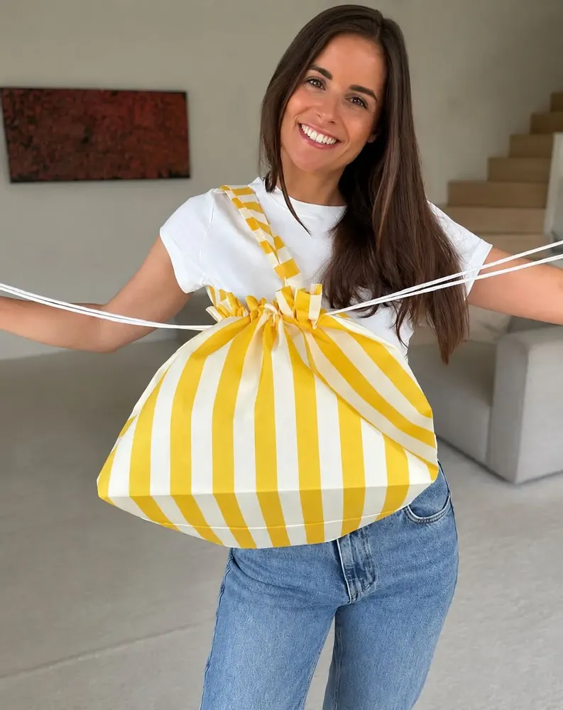 Sacs et cabas - SAC NICE LINEA JAUNE  - L 💛  (58x24x35cm) - MOONPACK