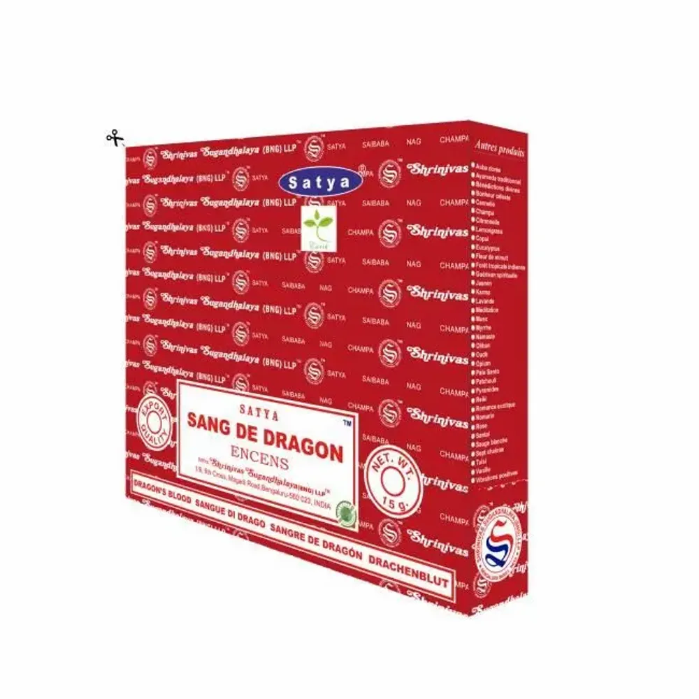 Scents - Dragon's Blood Satya incense 15g - ARABESK