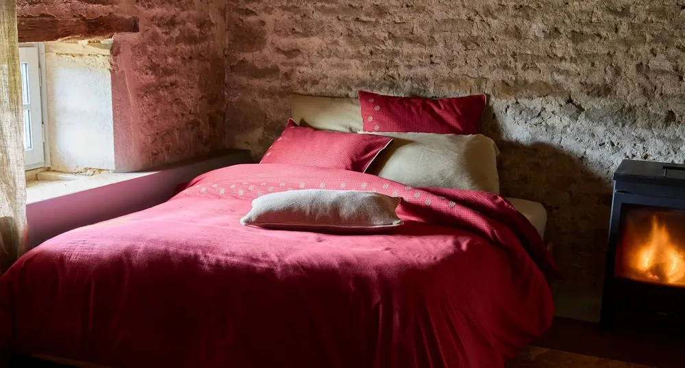 Bed linens - Doux refuge embroidered bed set - SYLVIE THIRIEZ
