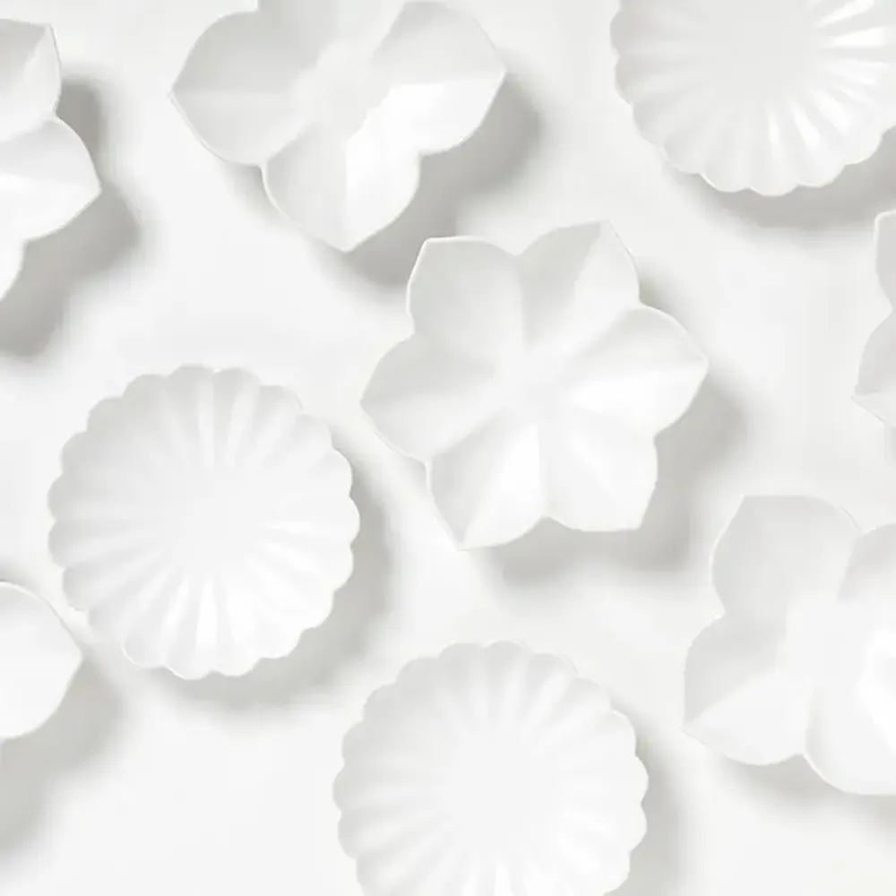 Platter and bowls - Flower dishes 3type - MUJAGI