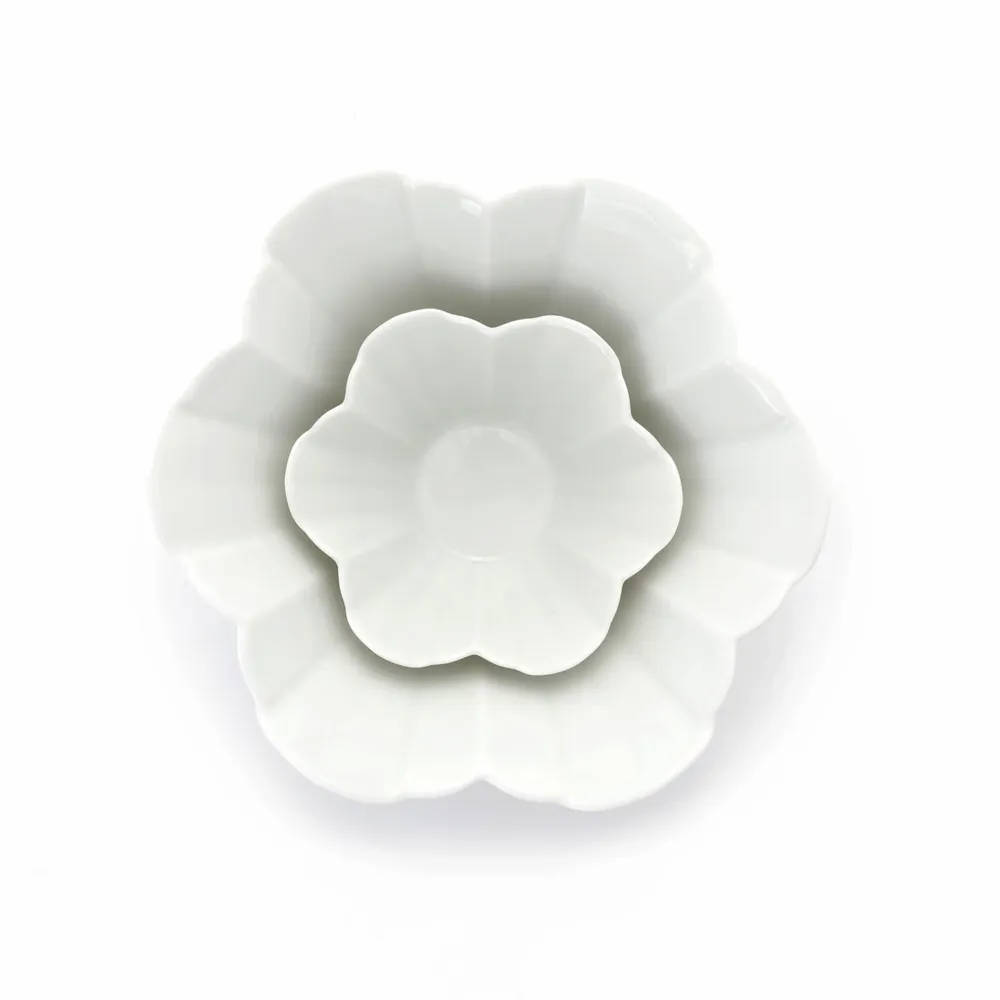 Platter and bowls - Flower 06 bowl series - MUJAGI