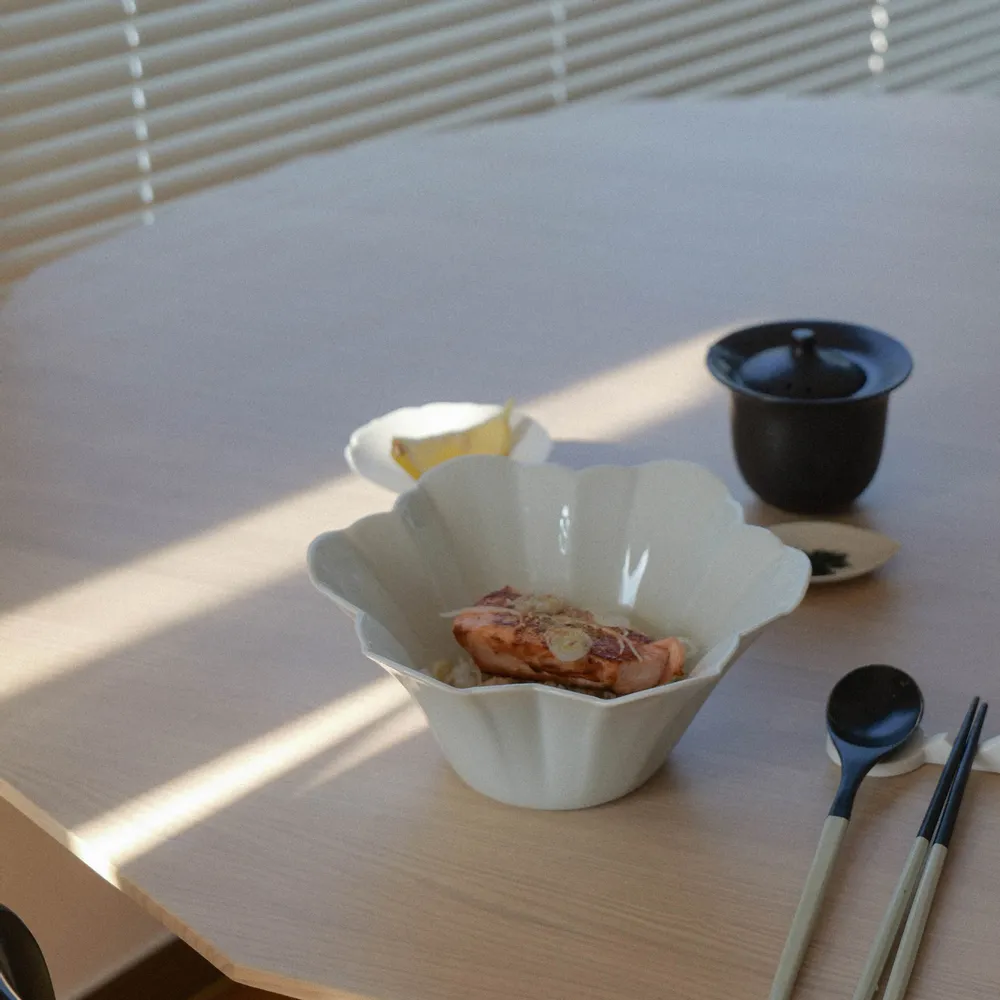 Platter and bowls - Flower 06 bowl series - MUJAGI