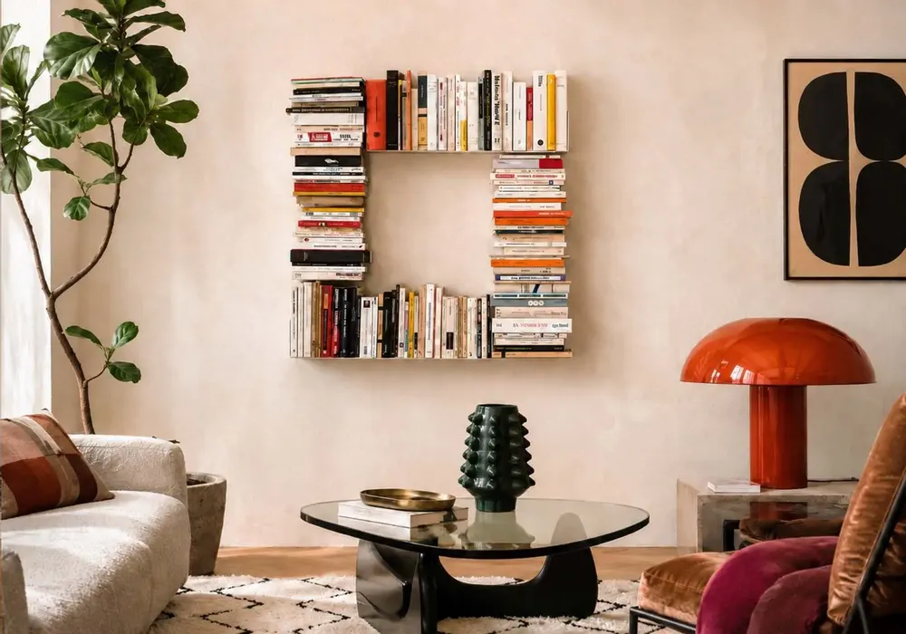 Objets de décoration - Bibliothèque design - Carrée - TEEBOOKS