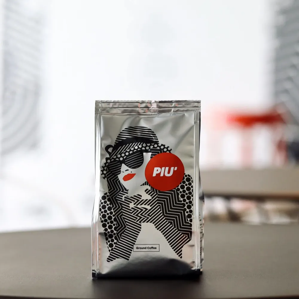 Café et thé - Caffè PIU' Classico moulu 250 gr - CAFFÈ PIU'
