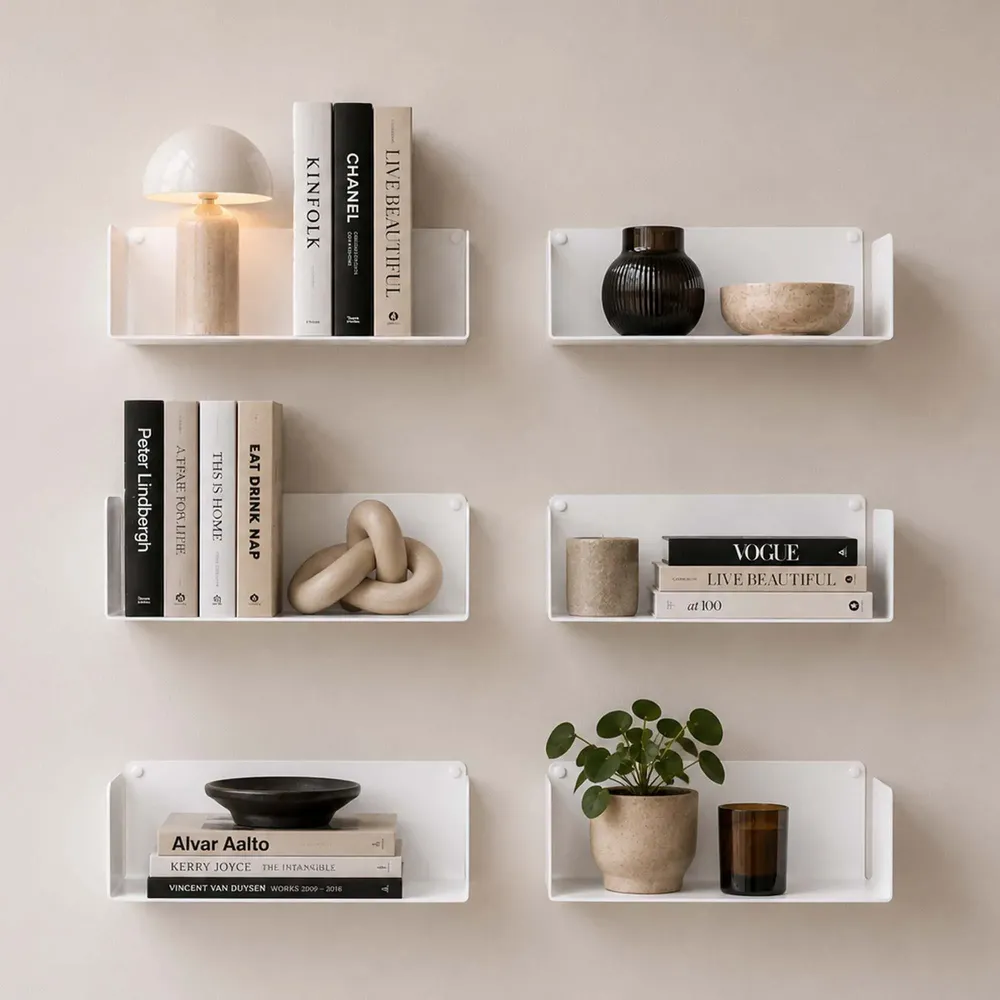 Objets de décoration - Étagère pour livre 45 x 15 cm - Lot de 2 - TEEBOOKS