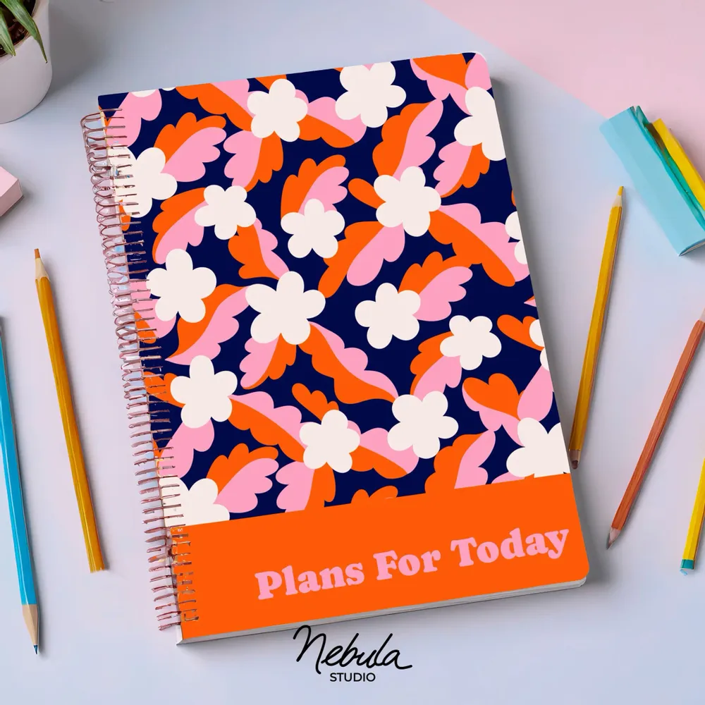 Papeterie bureau - FLEURS AMUSANTES - NEBULA STUDIO BCN