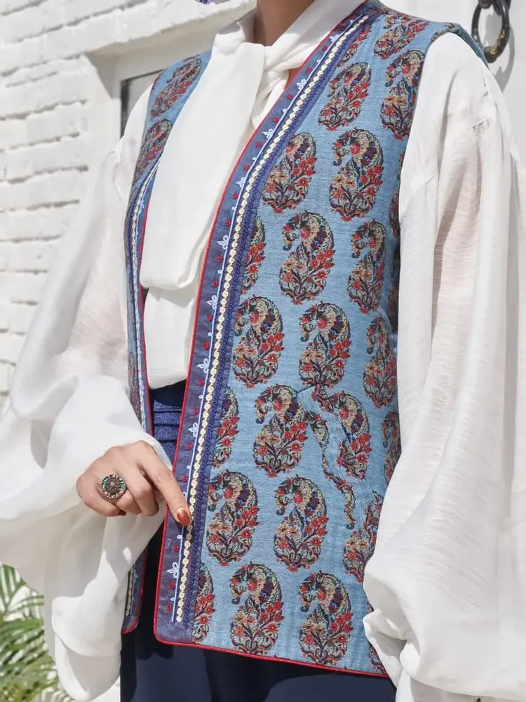 Prêt-à-porter - Gilet Celestial Paisley - DASTHAA