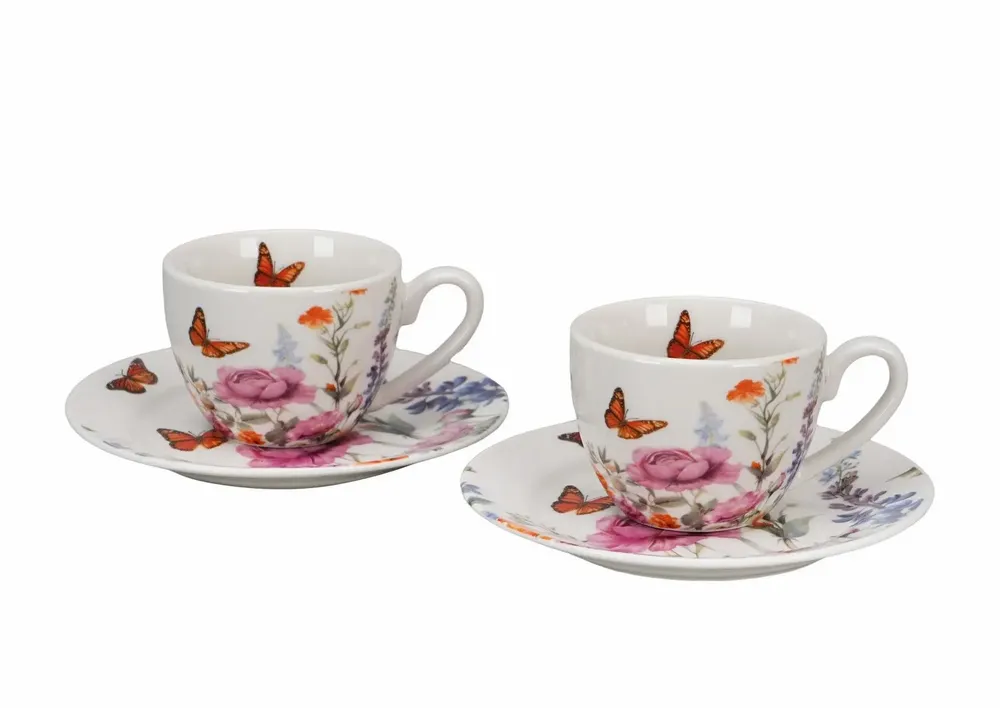 Objets de décoration - set 2 tasses espresso summer - KARENA INTERNATIONAL