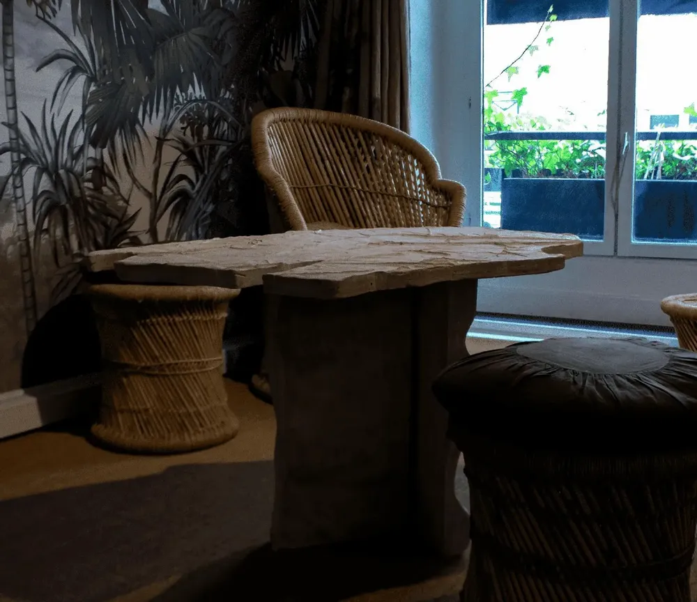 Sculptures, statuettes and miniatures - Coffee table " Rooted fragment " - ATELIER MATHILDE FAUCARD
