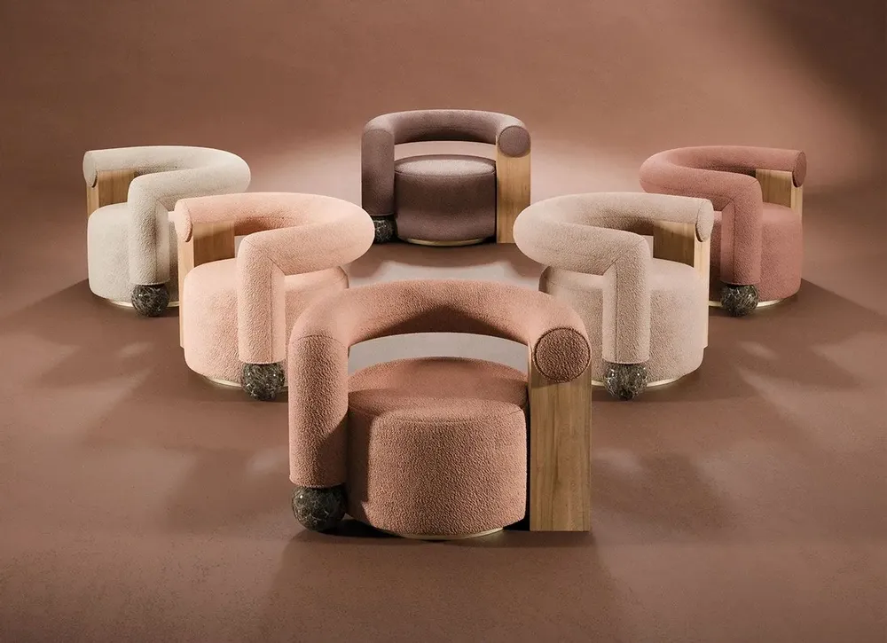 Fauteuils - Galatea Armchair Handmade by Malabar - MALABAR