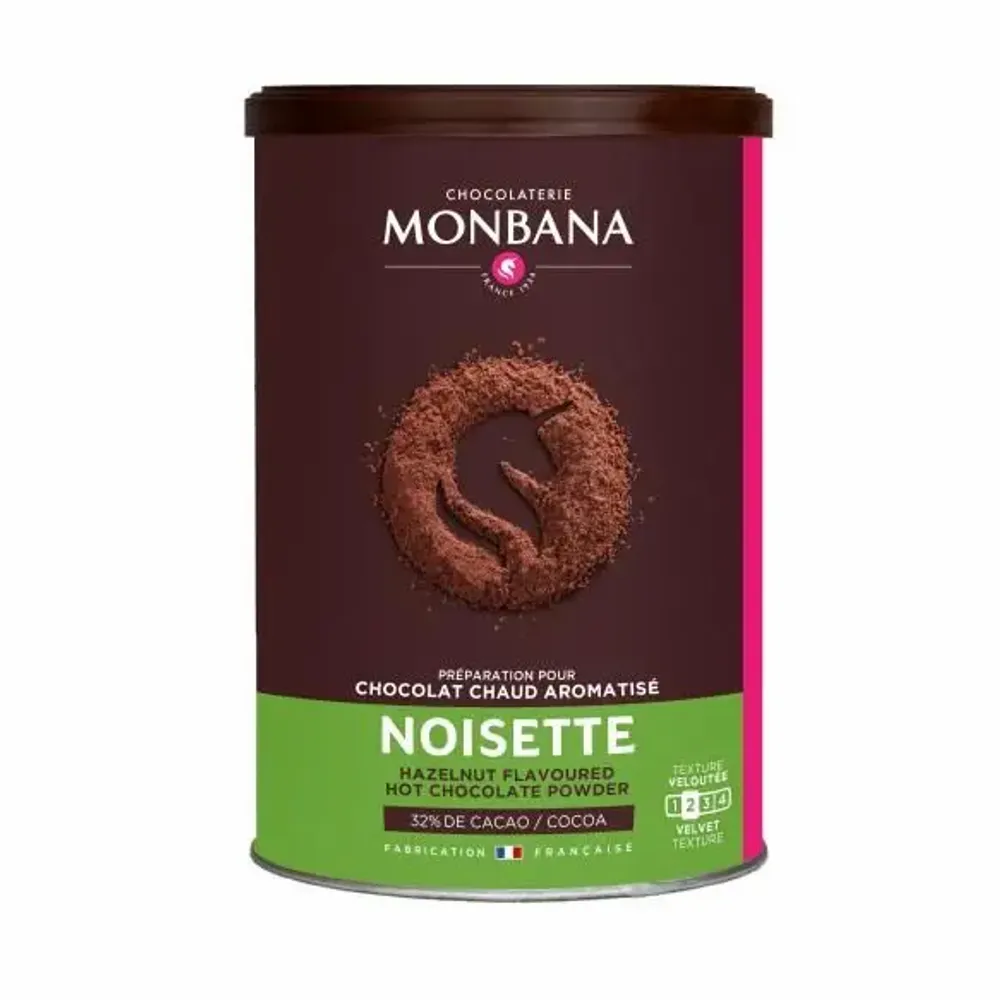 Chocolat - Chocolat en poudre aromatisé Noisette - MONBANA