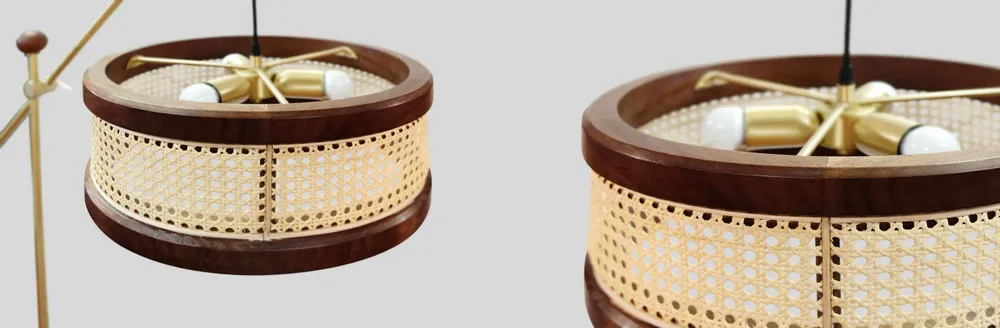 Floor lamps - Hamilton Floor Lamp Handmade by Wood Tailors Club - WOOD TAILORS CLUB
