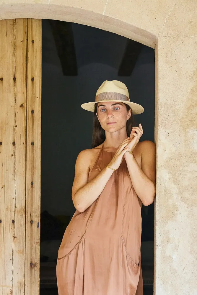 Chapeaux - Hathaway Rose Panama Fedora - PACHACUTI