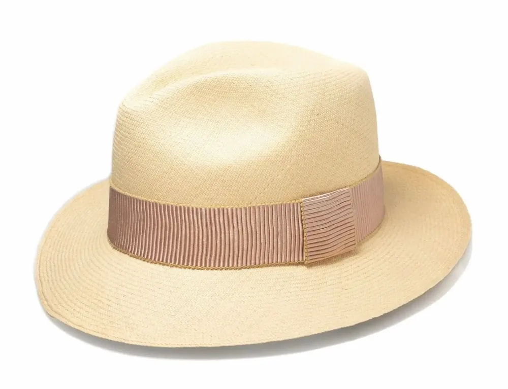 Chapeaux - Hathaway Rose Panama Fedora - PACHACUTI