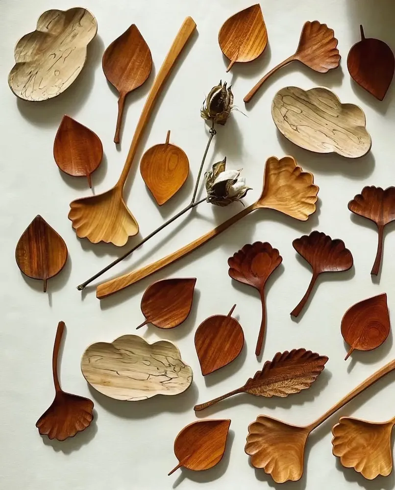 Accessoires thé et café - Cuillère Feuille - ILSANGDOGOO