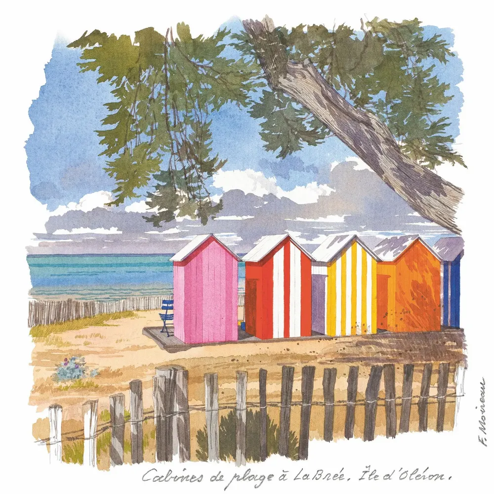 Carterie - CARTE POSTALE REGIONALE AQUARELLE FABRICE MOIREAU - PHENICIA