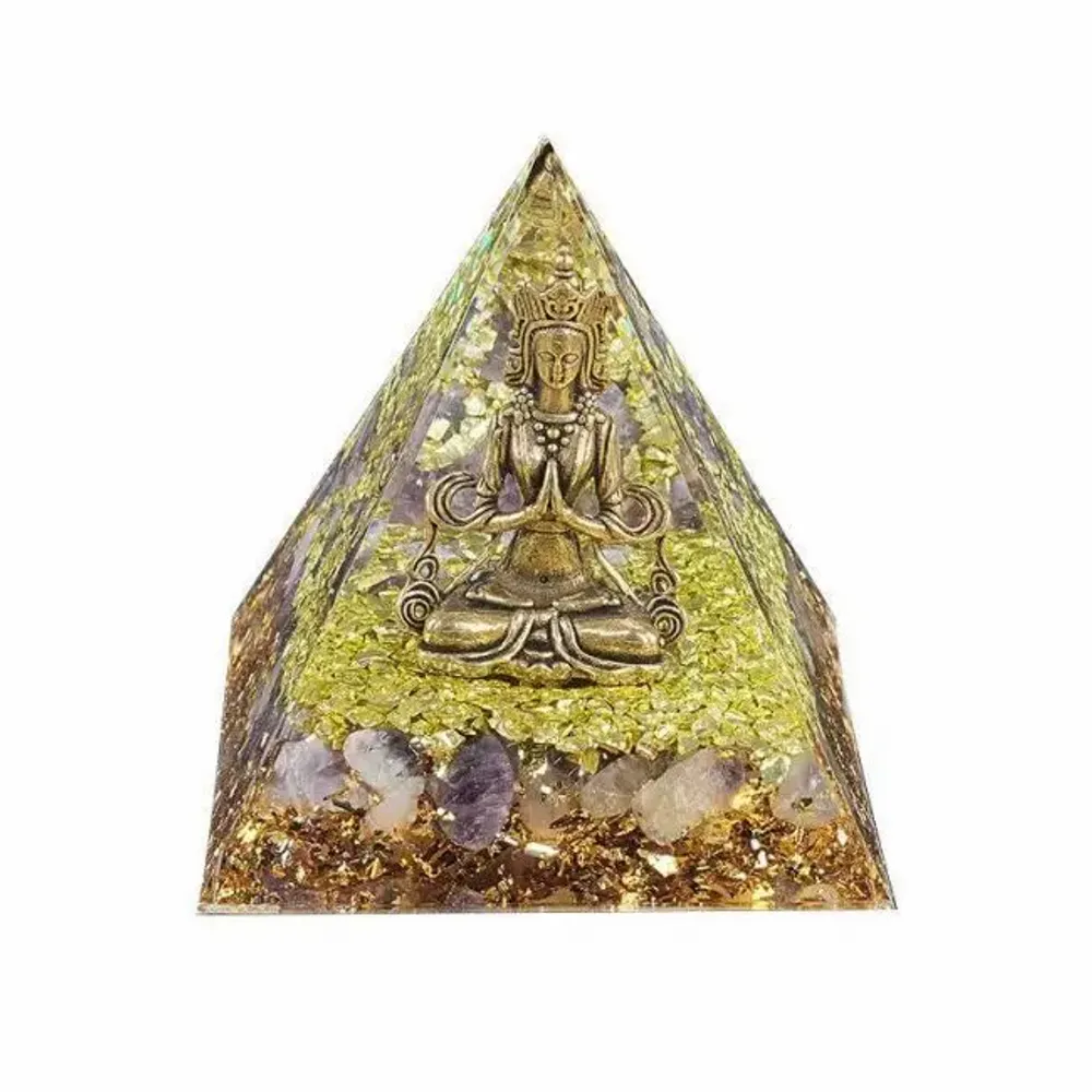 Jewelry - Orgonite Pyramid Shiva + Amethyst - ARABESK