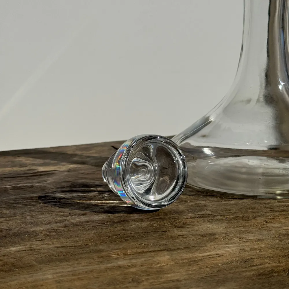 Carafes - Carafe à décanter vintage à bouchon plat H24 - OFFICE OBJETS