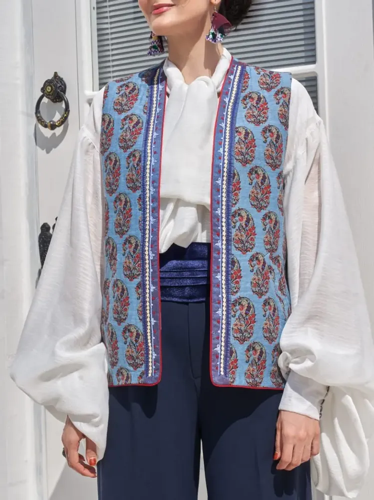 Prêt-à-porter - Gilet Celestial Paisley - DASTHAA