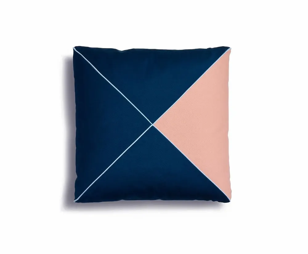 Coussins textile - Dawn 5 — Shell Pink / Ocean / Light Blue, 40×40 cm - SOFEN