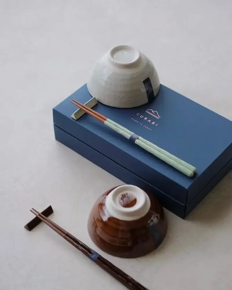 Couverts de service - KURABI 　Pottery sytle Chopsticks - KURABI