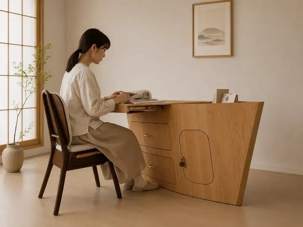 Chests of drawers - Le Bureau Biarritz  (Cabinet-Desk) - HÉVÉA HOUSE