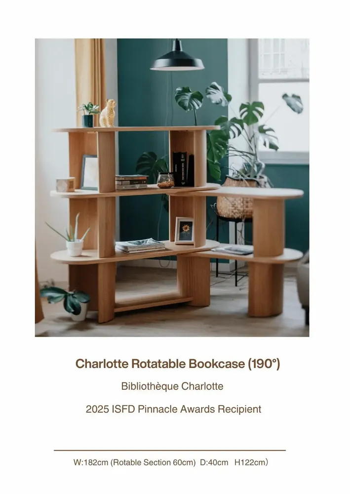 Office design and planning - Charlotte Bookcase - HÉVÉA HOUSE