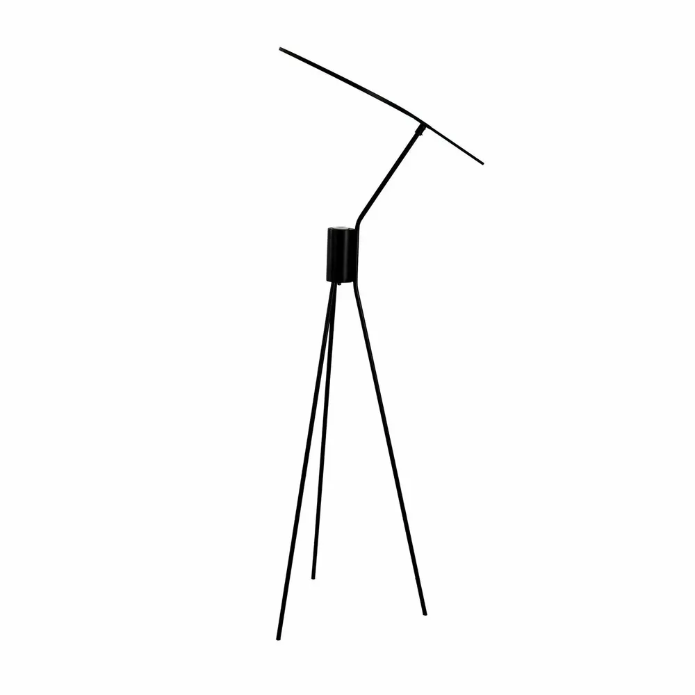 Floor lamps - Black steel floor lamp - ANGEL CERDÁ