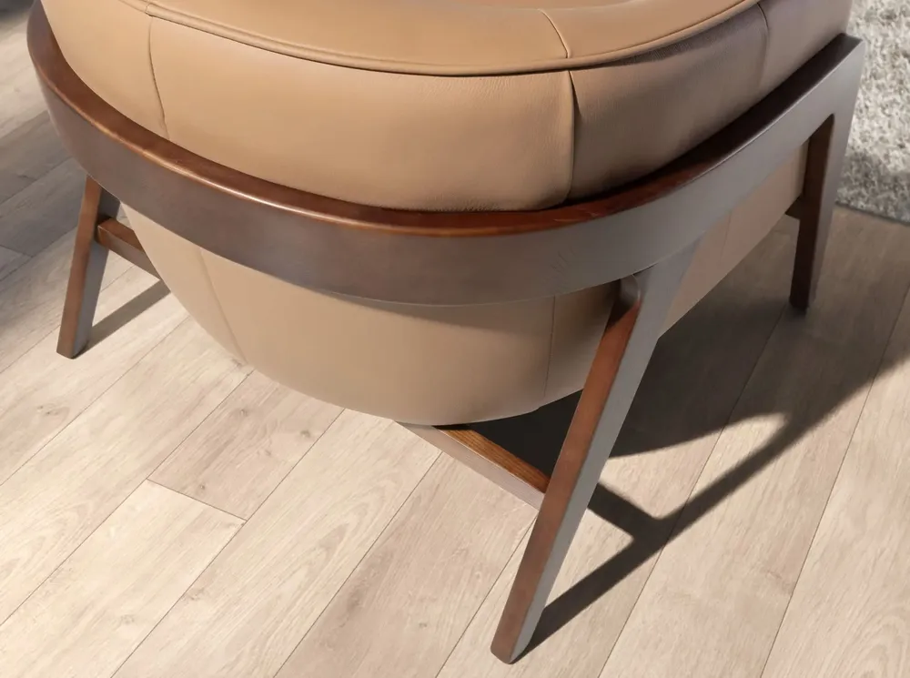 Armchairs - Brown leather armchair - ANGEL CERDÁ
