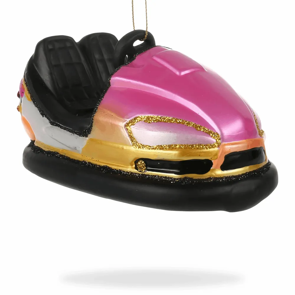 Autres décorations de Noël - Pink Bumper Car Christmas Ornament - DE BALLEN UIT BV