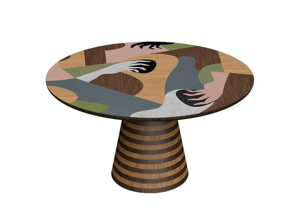 Dining Tables - Kol Aj Dining Table Handmade by Malabar - MALABAR