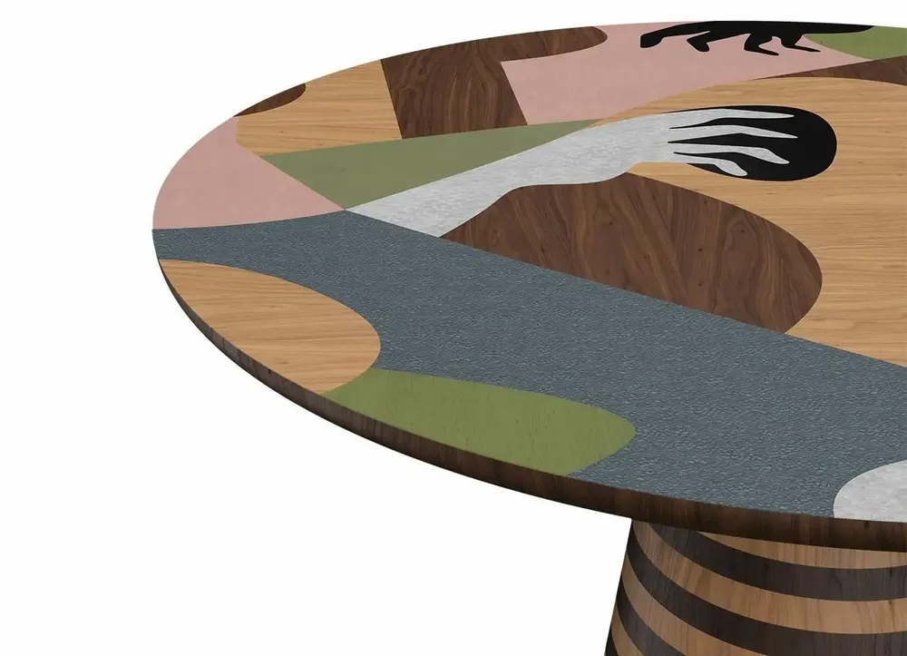 Dining Tables - Kol Aj Dining Table Handmade by Malabar - MALABAR