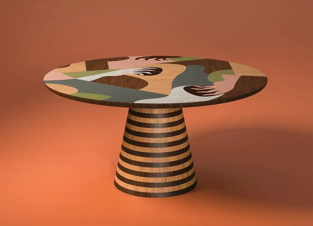 Dining Tables - Kol Aj Dining Table Handmade by Malabar - MALABAR