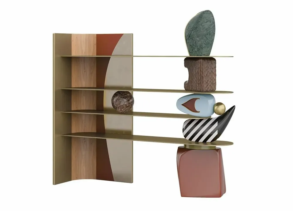 Bookshelves - Echoes Bookshelf Handmade in Portugal by Malabar - MALABAR