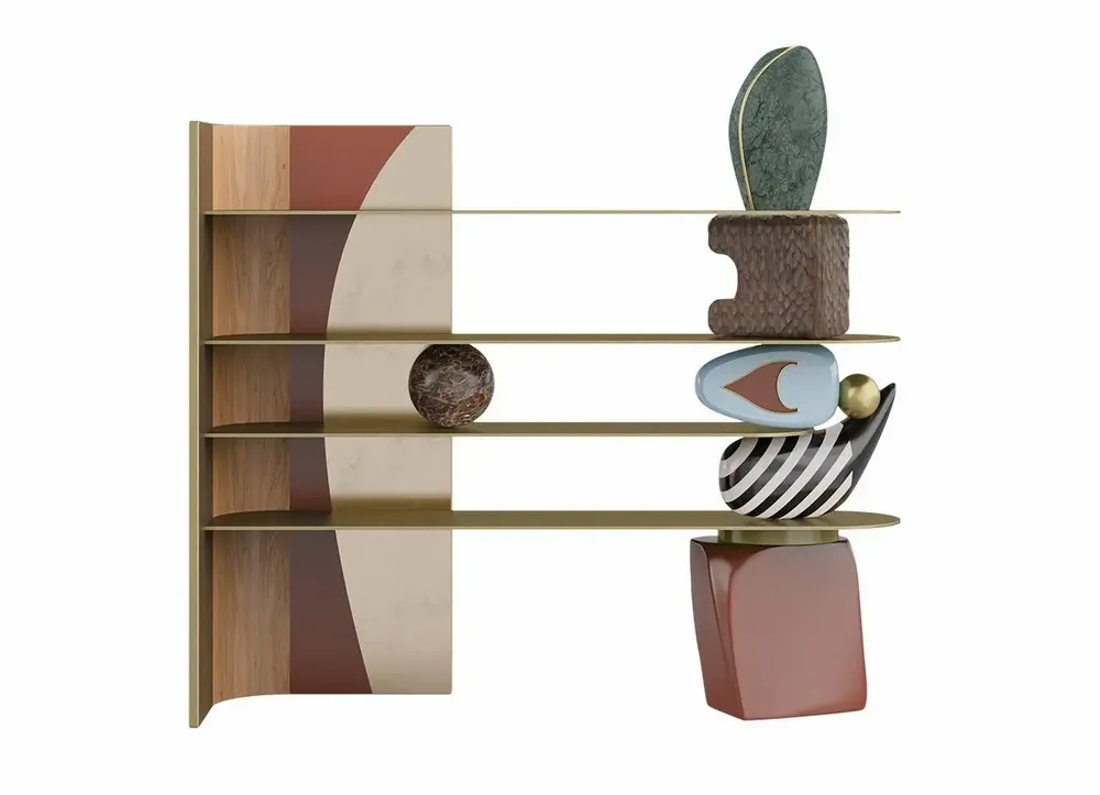 Bookshelves - Echoes Bookshelf Handmade in Portugal by Malabar - MALABAR
