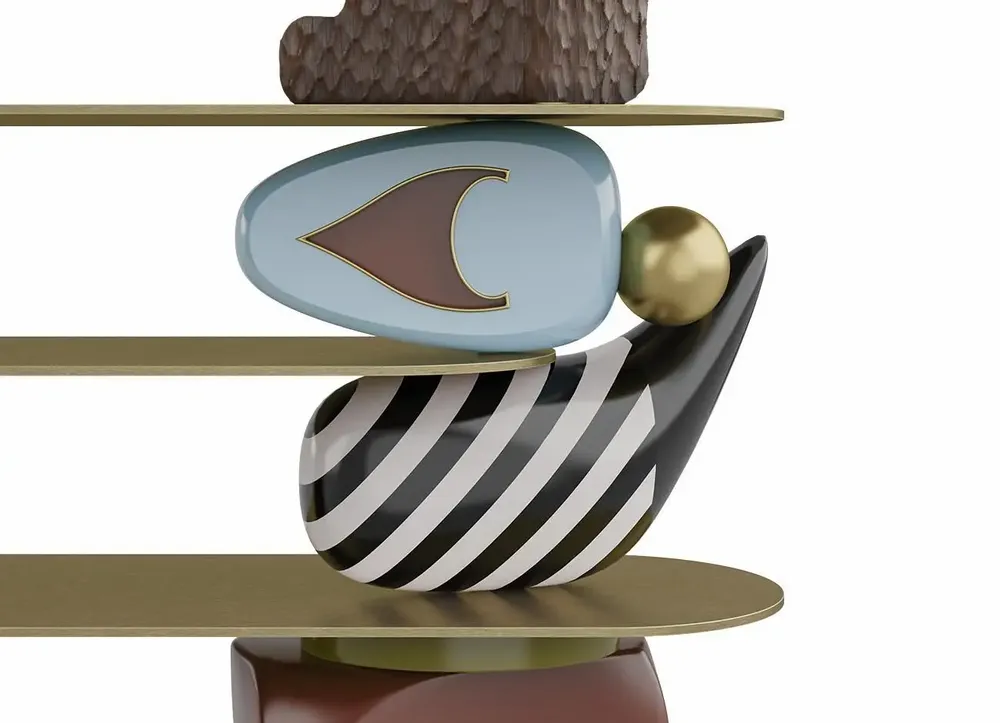 Bookshelves - Echoes Bookshelf Handmade in Portugal by Malabar - MALABAR